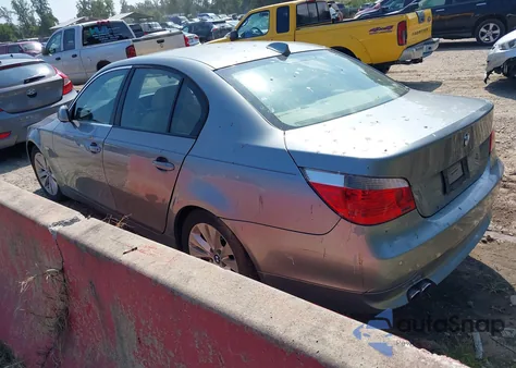 2007 BMW 550I из США, поврежденный, VIN WBANB535X7CP07620